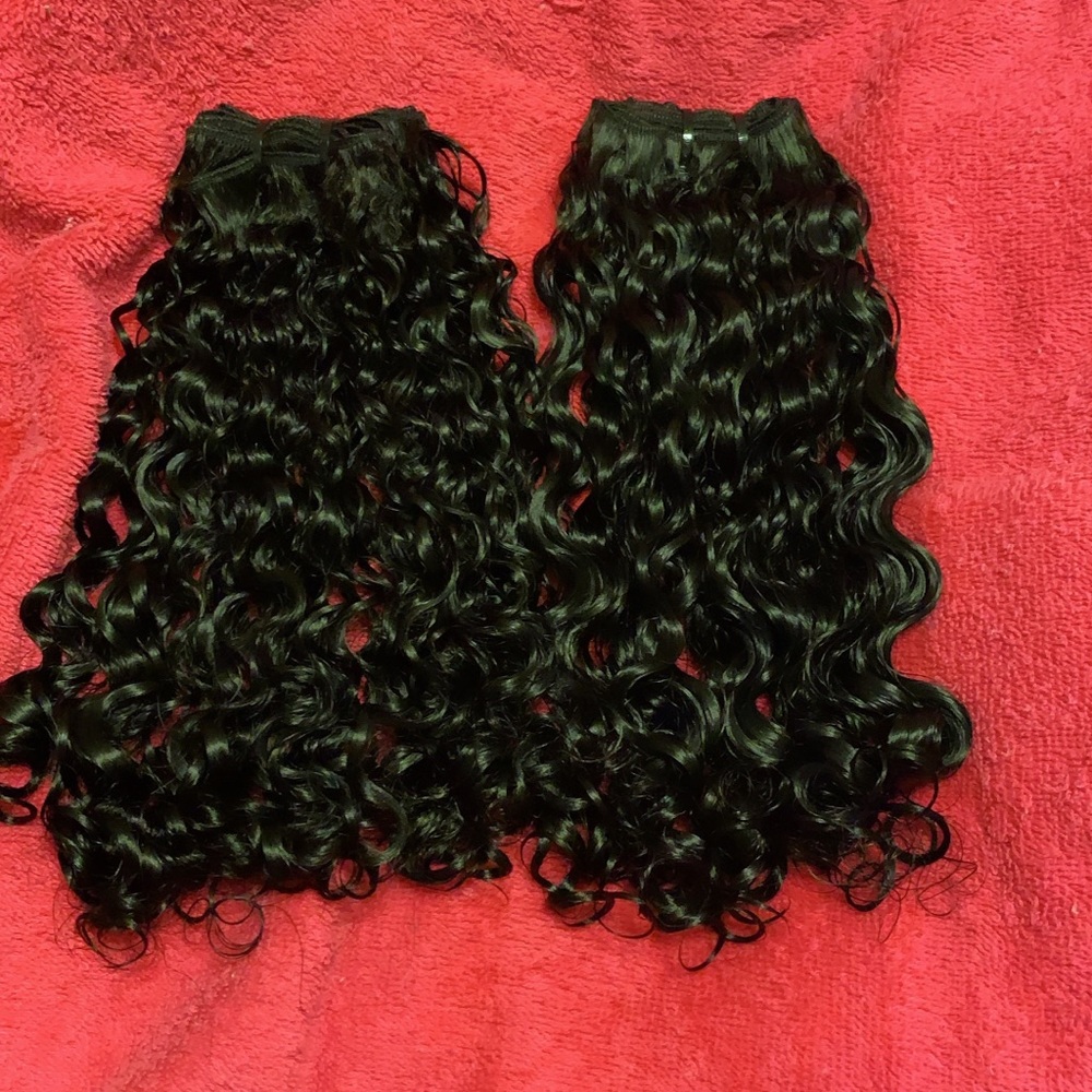 Curly Bundles With A Frontal